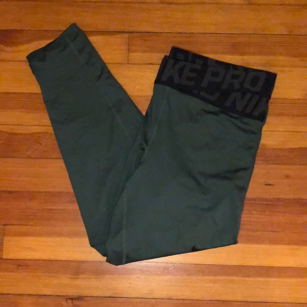 Hunter Green Nike Leggings